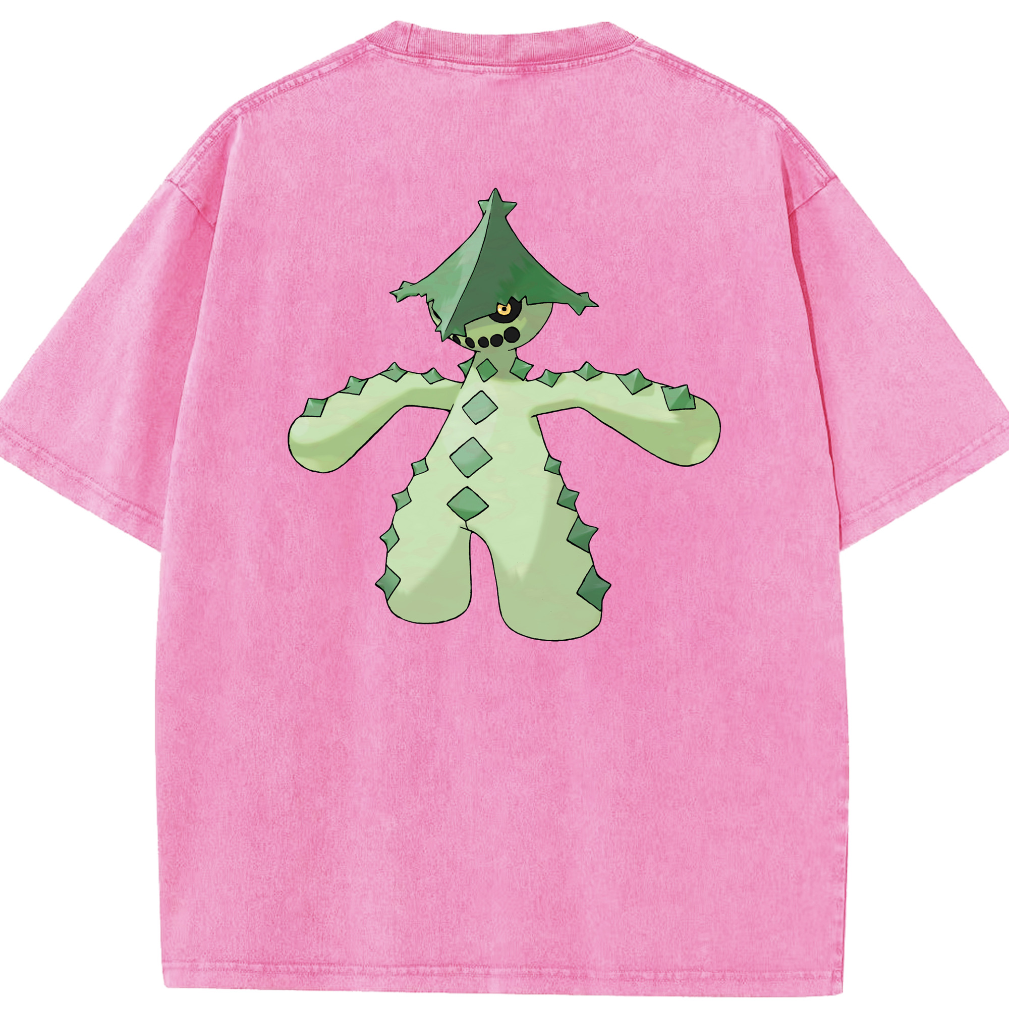 （画像用） ポケットモンスター Pokémon 綿100% ヴィンテージ風 半袖Tシャツ（背面プリント）